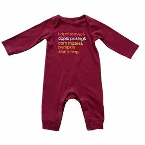 3-6M Fall Romper